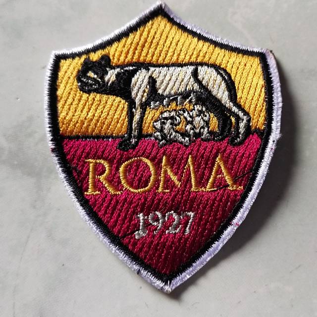 Emblem patch bordir as roma