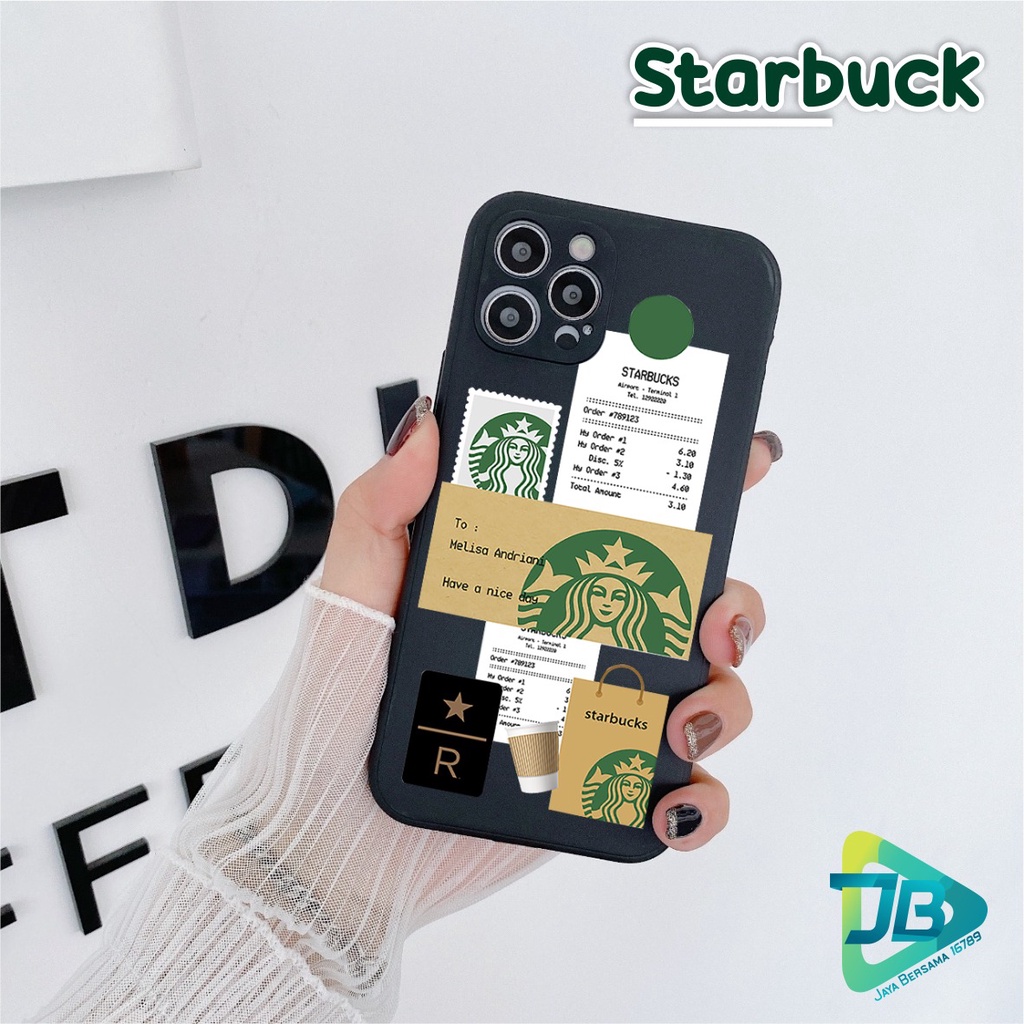 CASE CASING SOFTCASE SILIKON MACARON PELINDUNG KAMERA KOPI STARBUCK OPPO VIVO SAMSUNG XIAOMI REALME IPHONE ALL TYPE JB5569