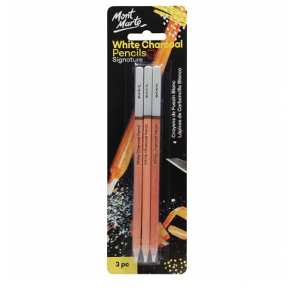 

Mont Marte Signature White Charcoal Pencils set 3