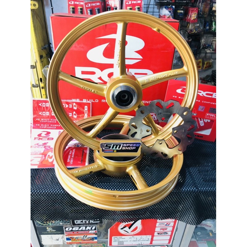 Velg RCB Sp522 Original Malaysia Velg Racing RACING BOY Ukuran 140/160-14 Yamaha MIO Free Disc depan