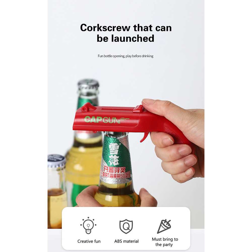 TG-IDI Cap Gun Pembuka Tutup Botol Bottle Opener Launcher  - CPG001