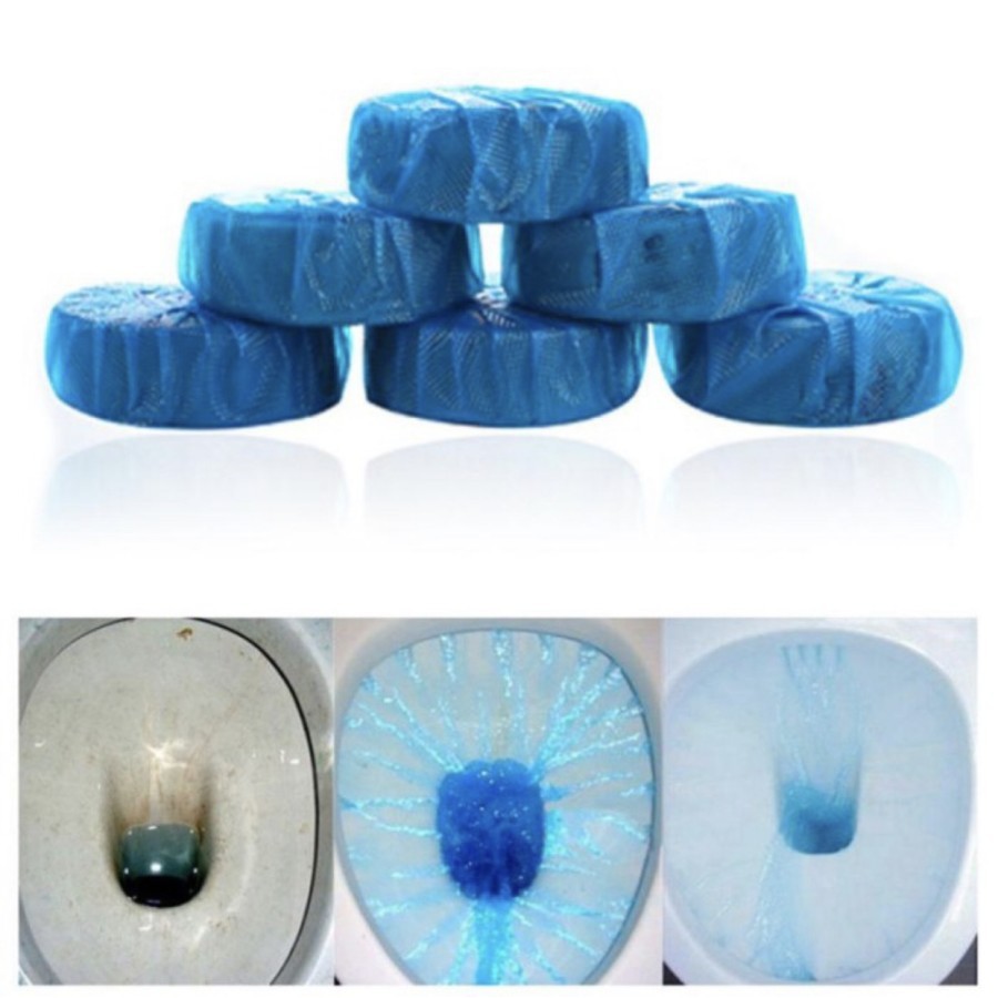 Tablet Biru Pembersih Penyegar Kloset Toilet 50g bukan Bagus SiBiru BY ADN