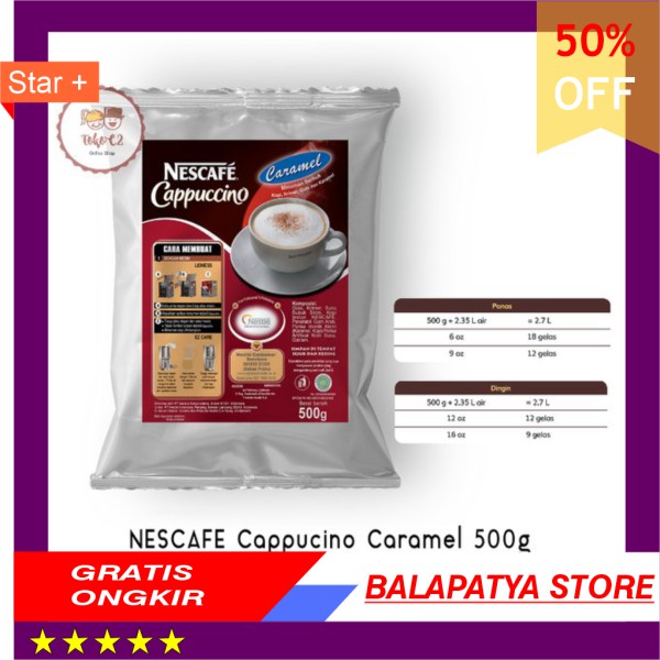 

TERLARIS !!! Nestle Cappucino Caramel 500gr