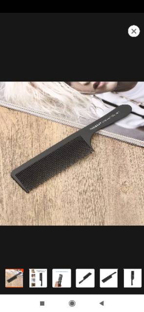 Sisir rambut rata. Sisir barber