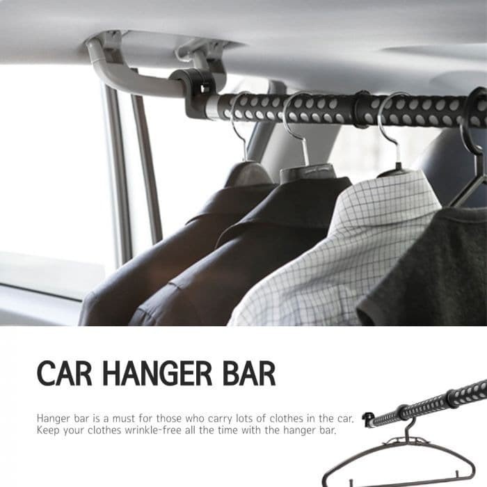 fmfit Gantungan Bar Baju Jas Pakaian Car Hanger Clothes Mobil Innova Reborn