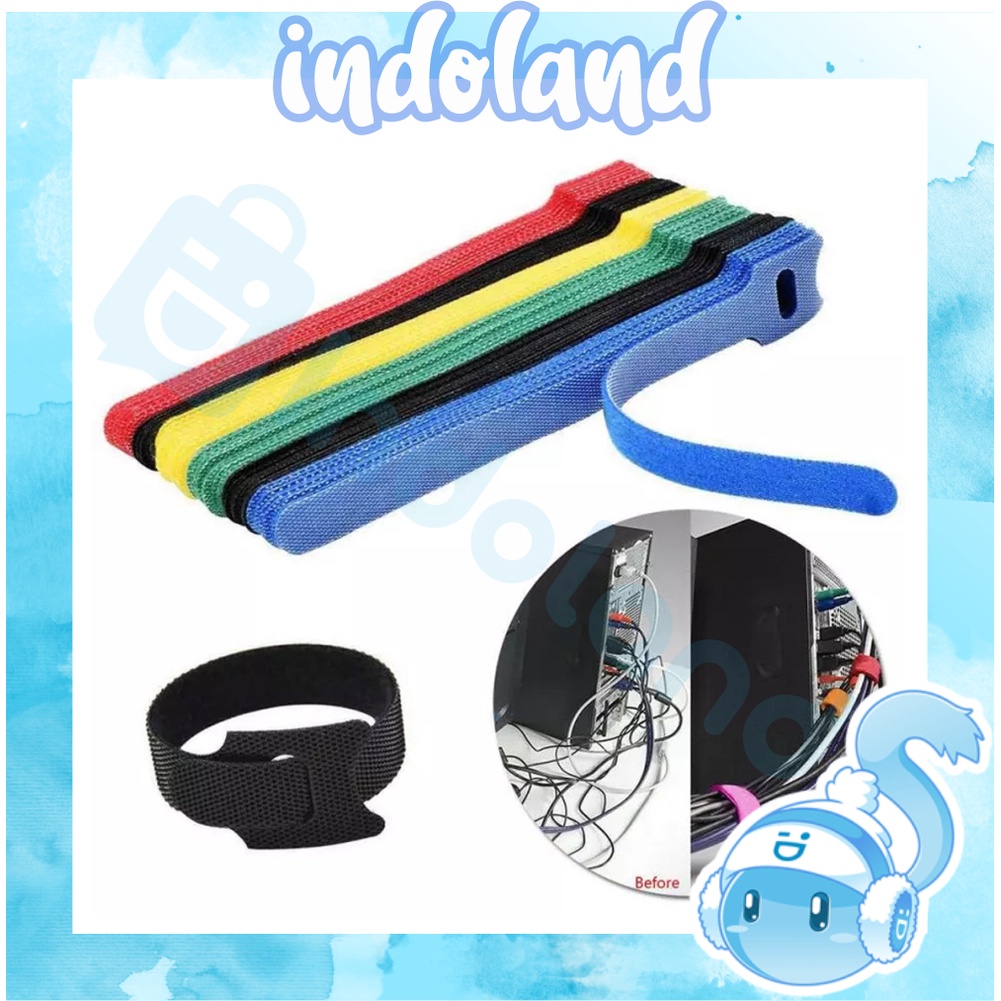 ☀ INDOLAND ☀ Kabel Nilon Organizer untuk Mouse headset Earphone Kabel Cables HDMI Cable Cases Protectors Winders R687