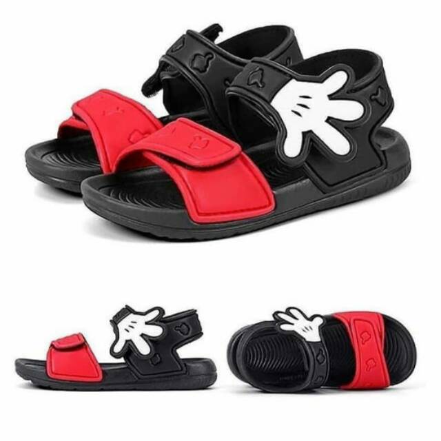  Sandal  anak  laki laki lelaki cowo cowok Mickey  mouse  karet 