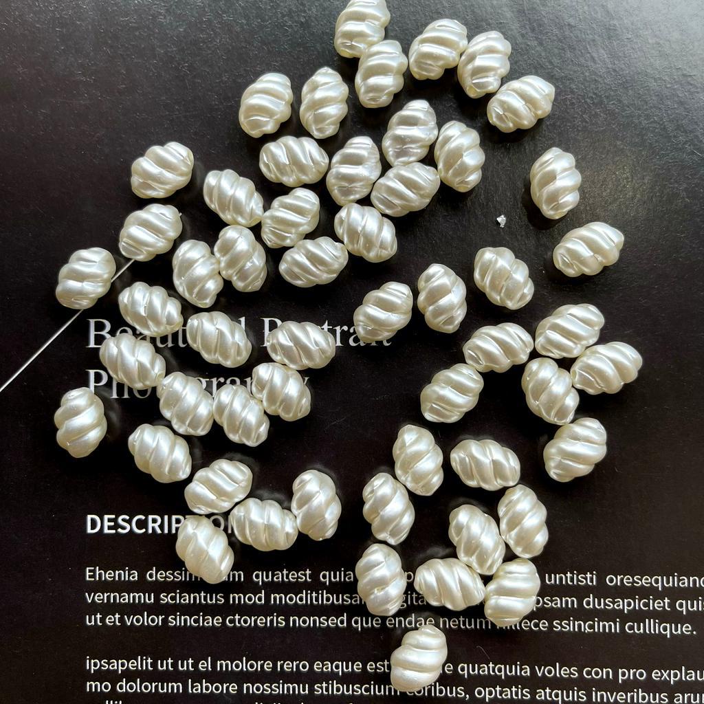 10 gr Manik-manik Mote Pearl Mutiara - OVAL ULIR