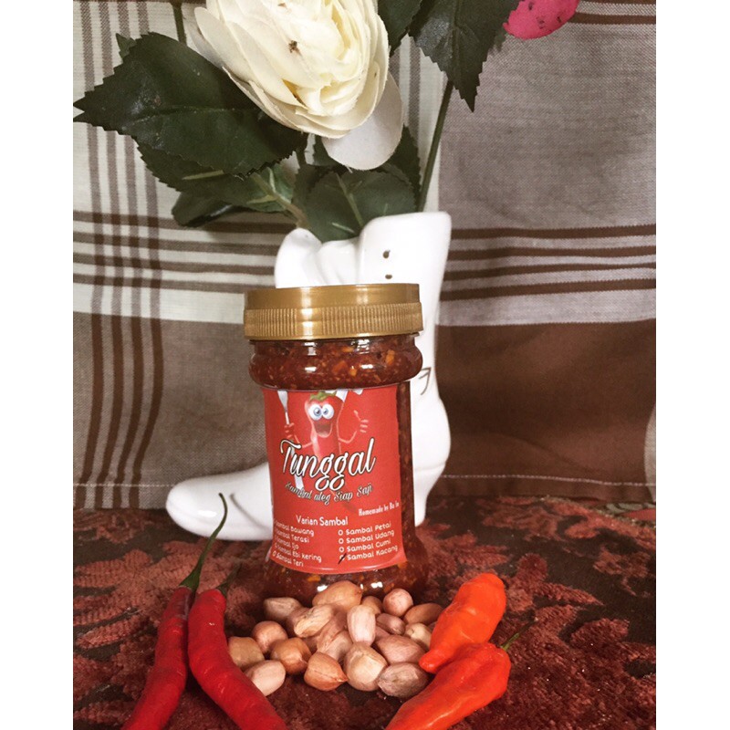 

Tunggal Sambal Uleg Kacang/Pecel Homemade (150g)