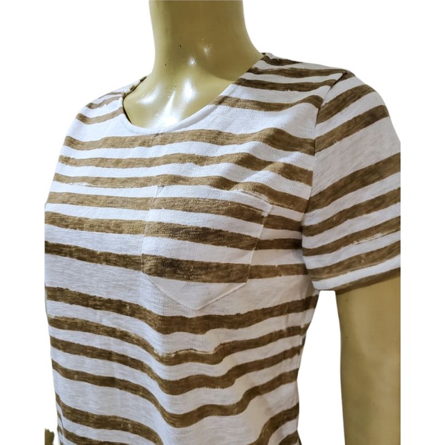 BLOUSE STRIPE CASUAL BRANDED TERMURAH