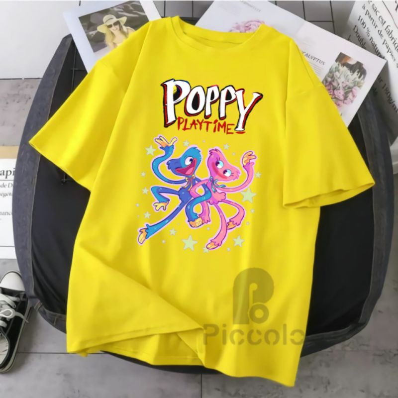 baju kaos anak huggy wuggy Poppy bahan premium