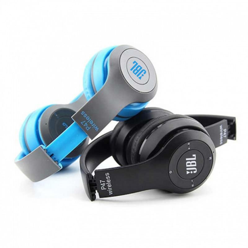 HEADSET EARPHONE BLUETOOTH JBL P47 WIRELESS HEADPHONE ORIGINAL 100%