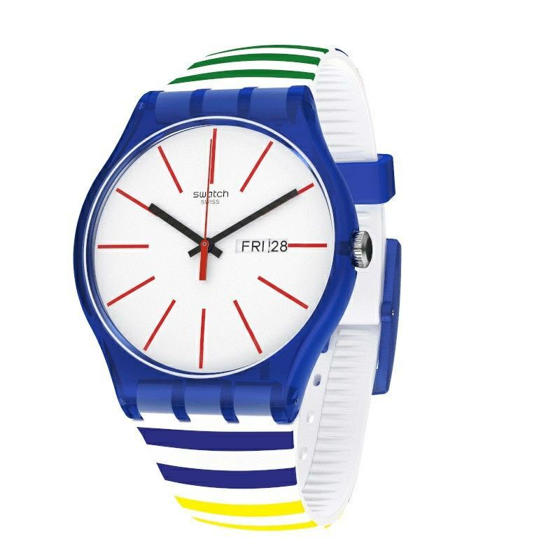 Swatch Jam Tangan SWATCH SUON715 ORIGINAL Unisex Garansi Resmi