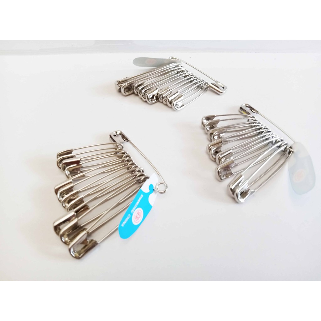 Isi 12 pcs Peniti Safety Pins Multisize