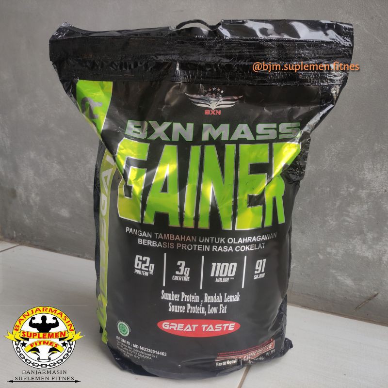 BXN XTREME MASS GAINER 15 LBS BPOM + HALAL SUSU FITNESS PROTEIN  GYM 15LB (untuk rasa chat admin)