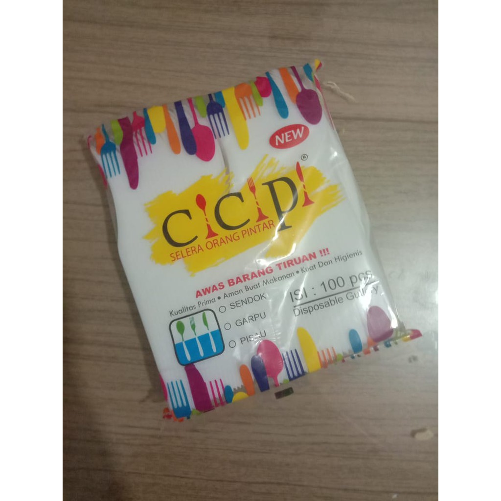 Garpu Plastik Merk Cicipi/Garpu Plastik/Garpu Makan/Garpu Makan Plastik