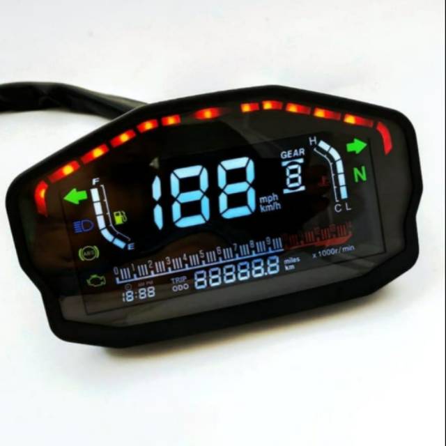 Jual SPEEDOMETER DIGITAL LCD MODEL DUCATI Shopee Indonesia