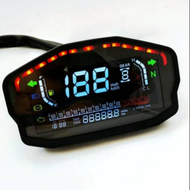 Jual SPEEDOMETER DIGITAL LCD MODEL DUCATI | Shopee Indonesia