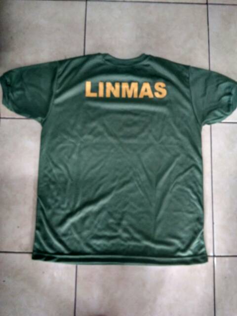 KAOS LINMAS TEBAL TGN PENDEK PREMIUM TEBAL/baju linmas/kaos linmas hansip