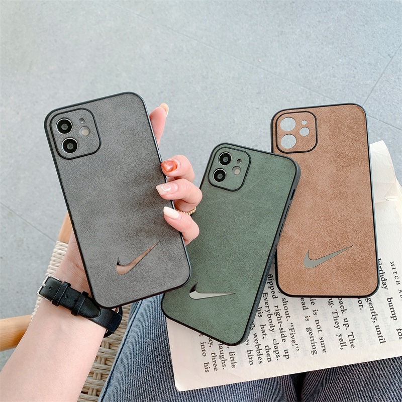 Case Pelindung Bahan Kulit Rusa anti Jatuh Untuk iphone 13 12 pro max 12mini 11pro max Xs max XR 7 8 Se 2020 7plus 8plus