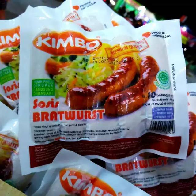 

Kimbo bratwurst sosis bakar rasa original