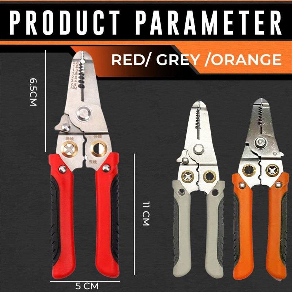 Wonder Wire Stripper Repair Working Tool Non-Slip Grip Handle Crimper Pincers