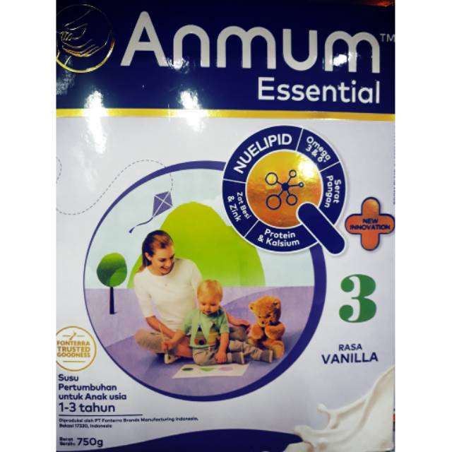 ANMUM ESSENTIAL 3 VANILLA 750Gr