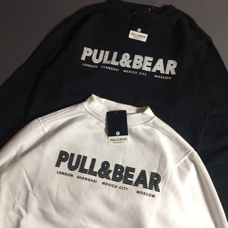 JAKET CREWNECK PULL&BEAR PRIA WANITA TERMURAH