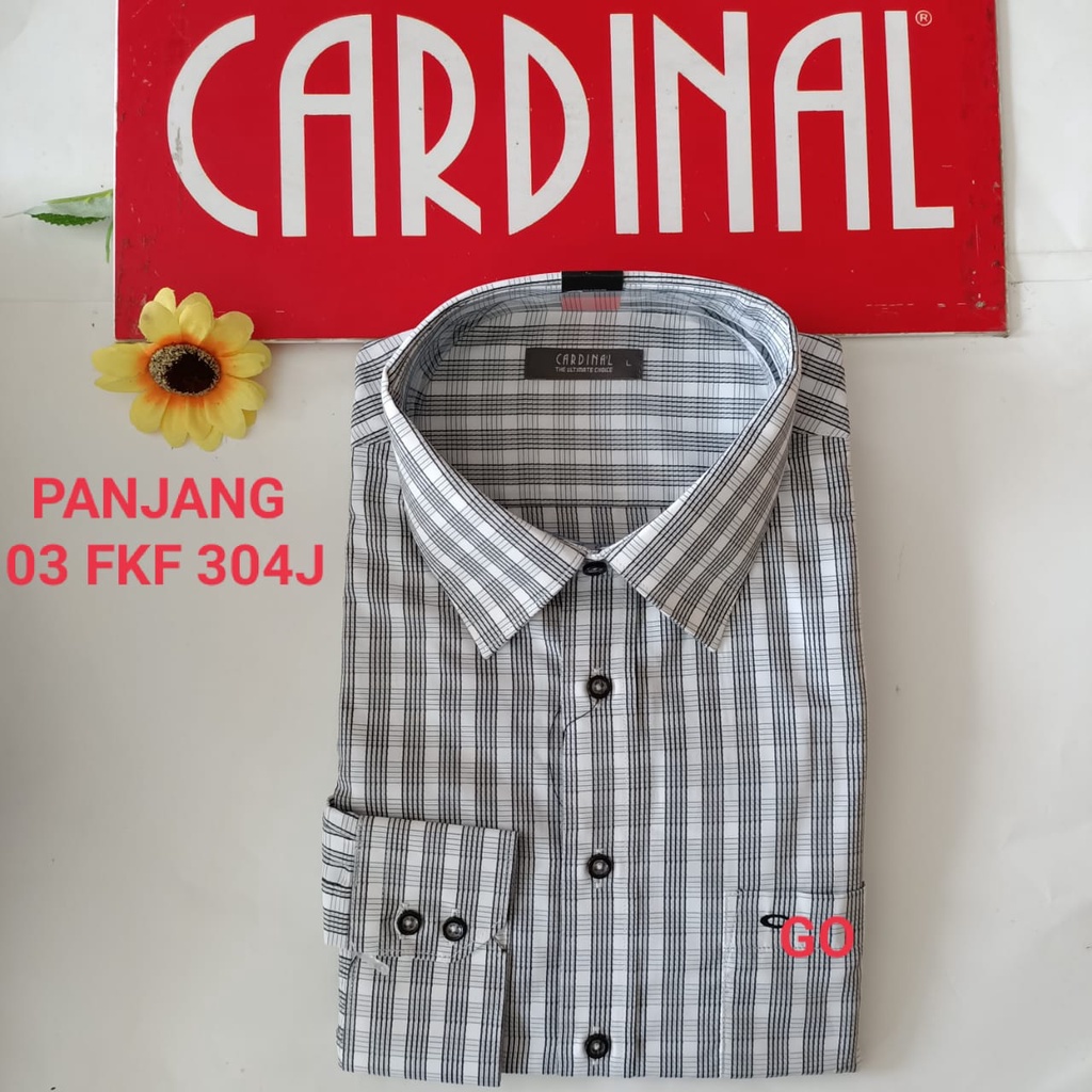 gof M-L F CARDINAL KEMEJA FORMAL PANJANG RegularFit Pakaian Kemeja Kerja Pria Kantor Acara Resmi Pakaian Wisuda Original 1