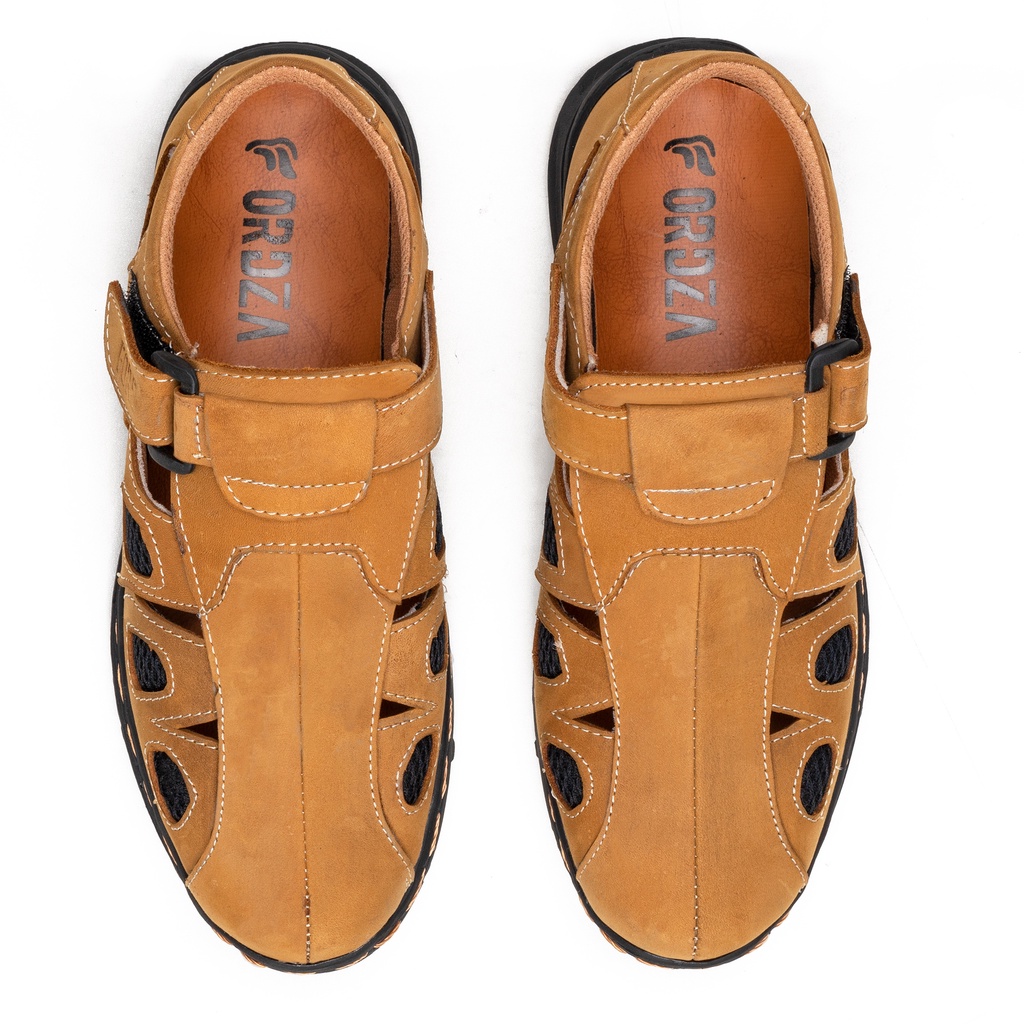 Sepatu Sandal Pria Kulit Asli Comfort and Breathable Moralist M305