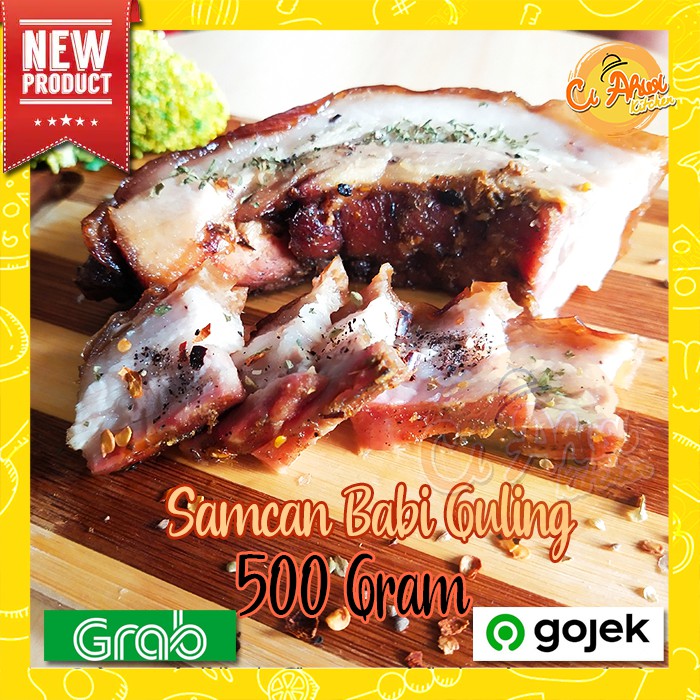 

Babi Guling Samcan Siobak Pork Frozen 500 Gram Khas BALI Free Bumbu Babi Panggang