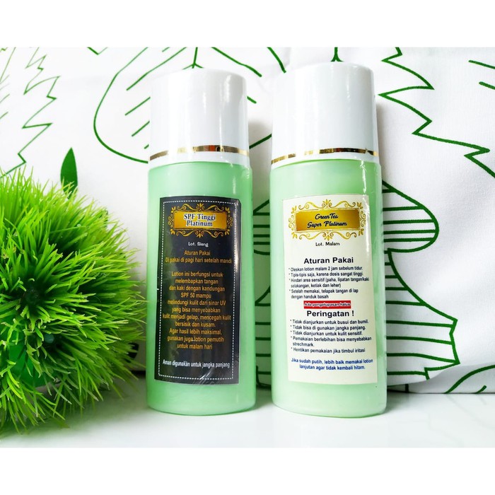 Handbody Lation Pemutih Pencerah Badan Super Platinum Aman Permanen  Limit