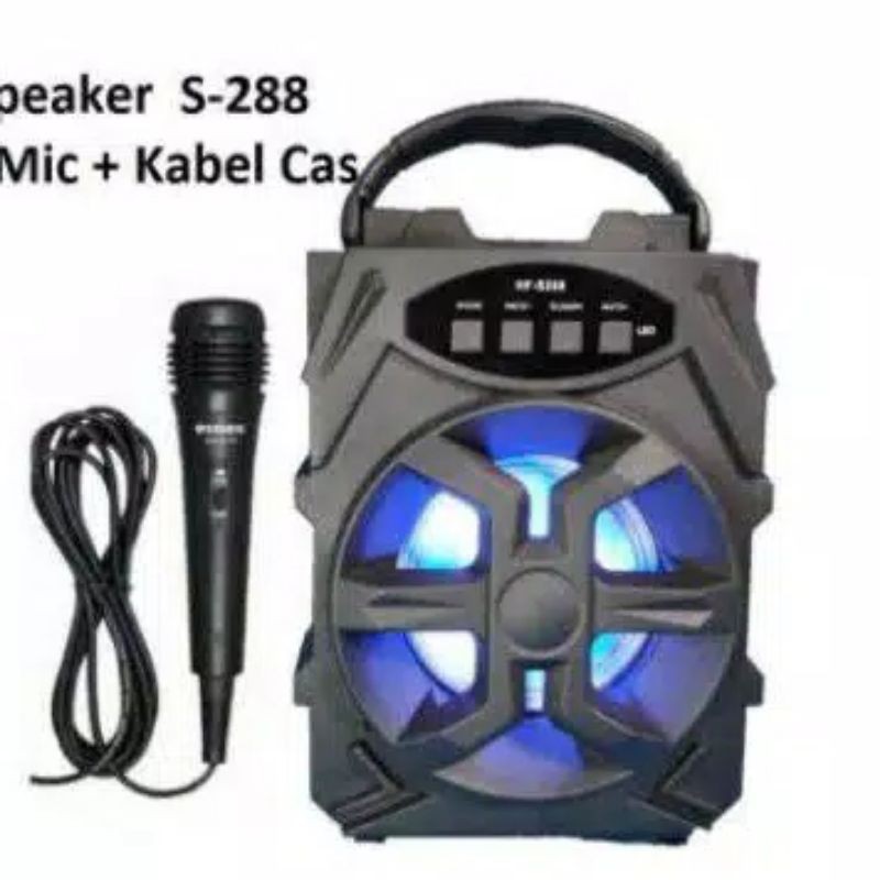 Speaker Mik Karaoke Bluetooth f668h