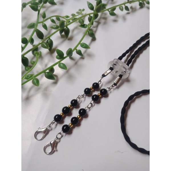 Strap masker 2 in 1 mutiara