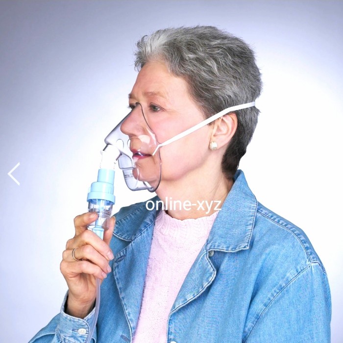 Selang Oksigen Nebulizer Kit Mask masker Omron