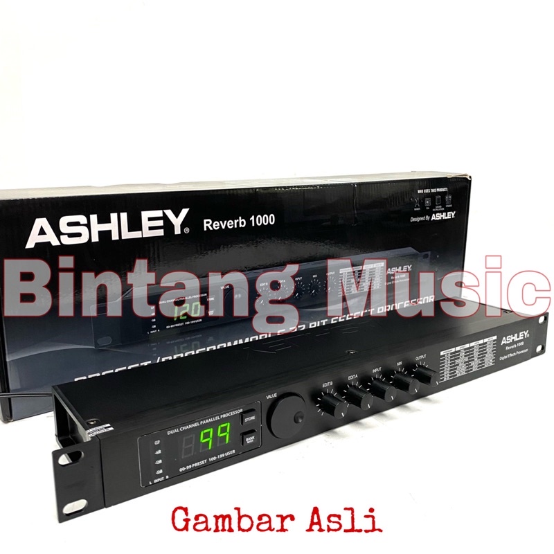 effect vokal Ashley Reverb1000 Original ashley reverb 1000