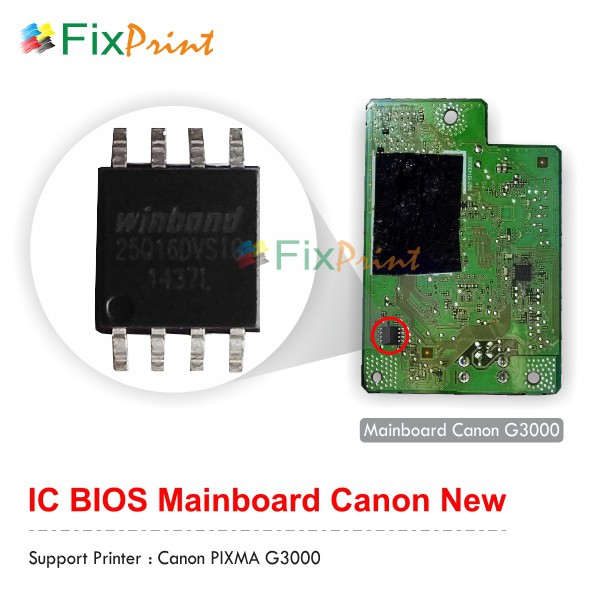 IC Reset Printer Canon G3000, IC Eeprom Resetter Canon G3000, IC Reset Counter BIOS Firmware G3000