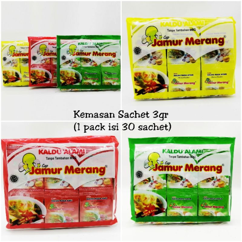 

Kaldu Jamur Non MSG Cap Jamur Merang 3grx30