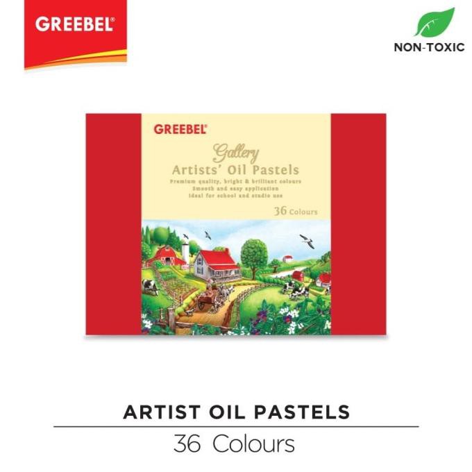 

PERALATAN MELUKIS GREEBEL ARTIST OIL PASTEL 36 WARNA ALAT LUKIS