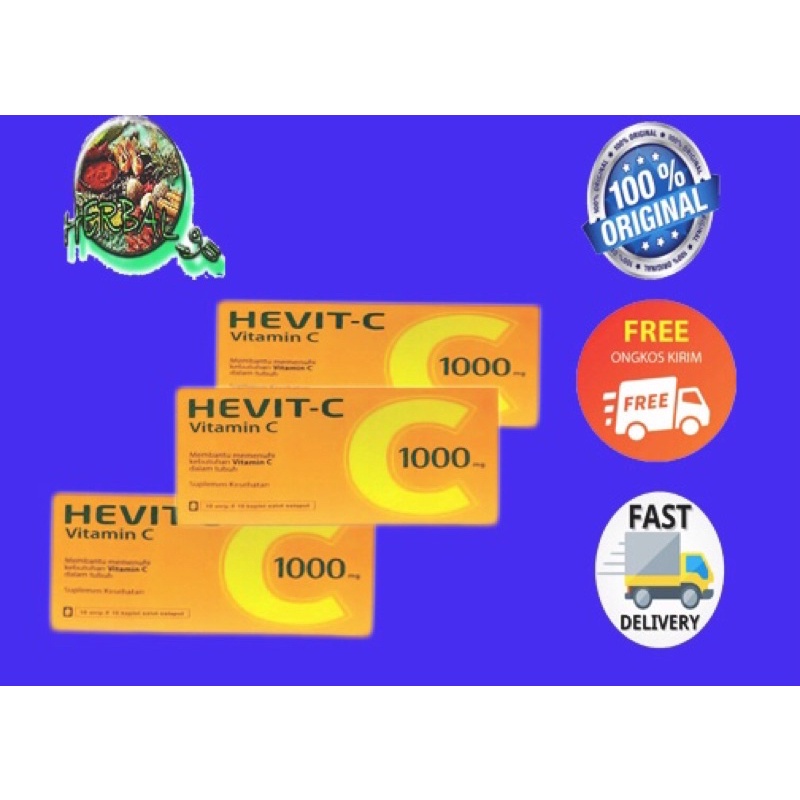 HEVIT-C 1000 / VITAMIN C 1000/ VITAMIN C AMAN DILAMBUNG