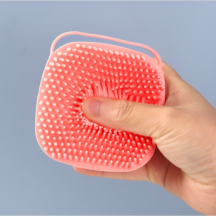 MARKAS88 Sikat Mandi Silikon Shower Brush Silicone Dispenser Peralatan Mandi Silikon Tempat Sabun