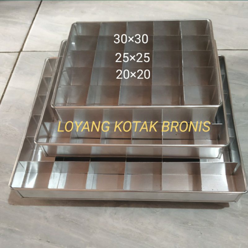 LOYANG SEKAT/LOYANG KOTAK BROWNIS/LOYANG KUE
