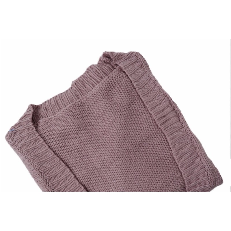 OLLA CARDY / CARDIGAN RAJUT TEBAL / KOREAN CARDIGAN SWEATER-baby lilac