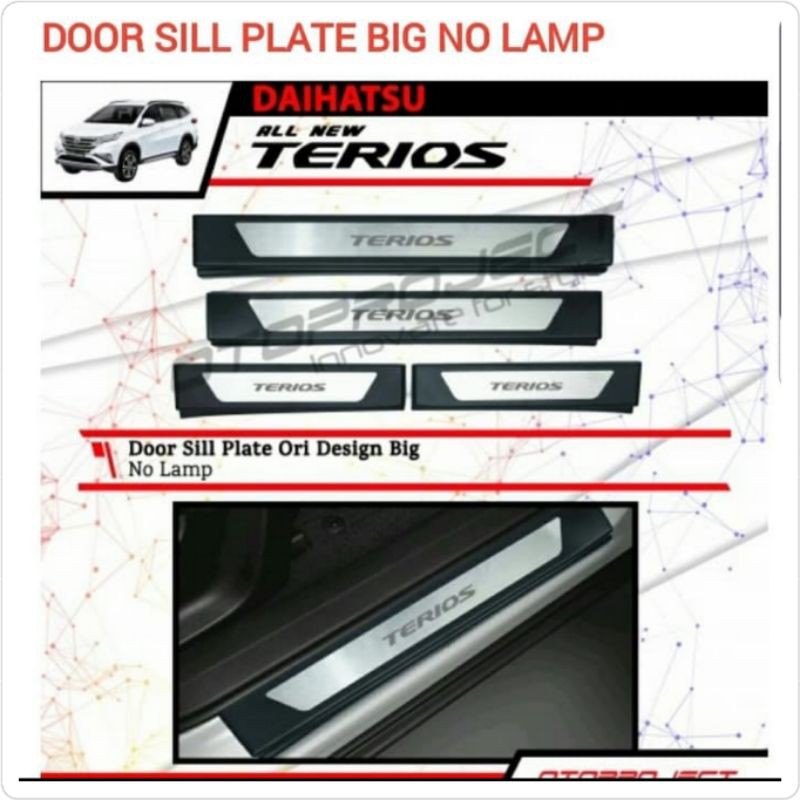 Sill Plate Samping Terios New 2018-ON Merk Otoproject