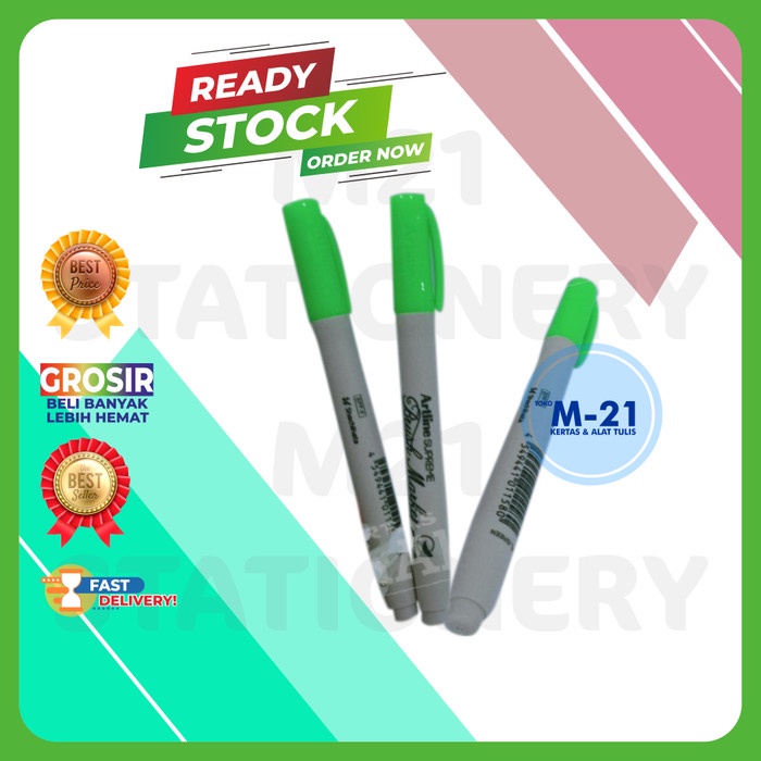 

ARTLINE SUPREME BRUSH MARKER FLUORO GREEN
