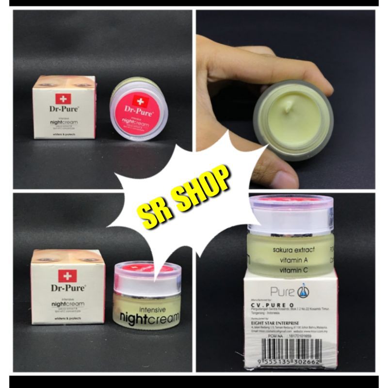 CREAM MALAM - DR PURE CREAM NIGHT - DR PURE CREAM MALAM