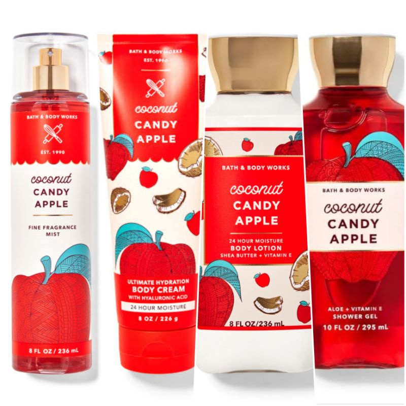 Coconut Candy Apple Bath and Body Works ( Lotion - Shower Gel - Mist )