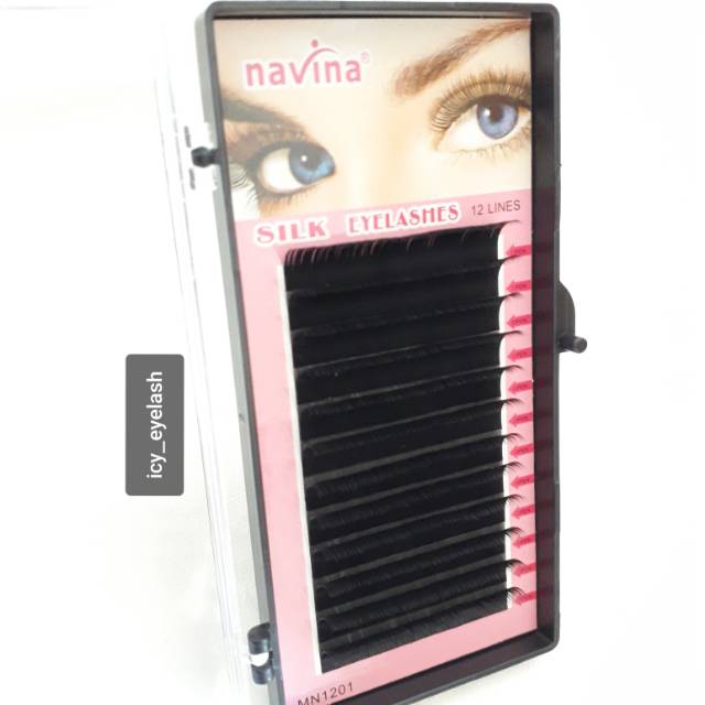 Navina eyelash extension / sambung bulu mata / bulu mata palsu