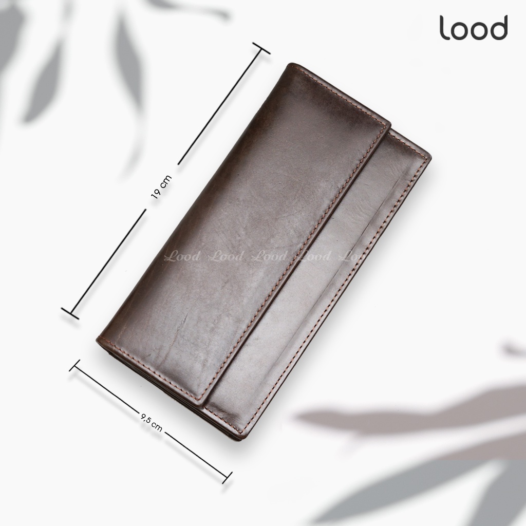 DOMPET WANITA PANJANG KULIT ASLI ORIGINAL 100% CRYSTAL LONG WALLET - GRATIS UKIR NAMA