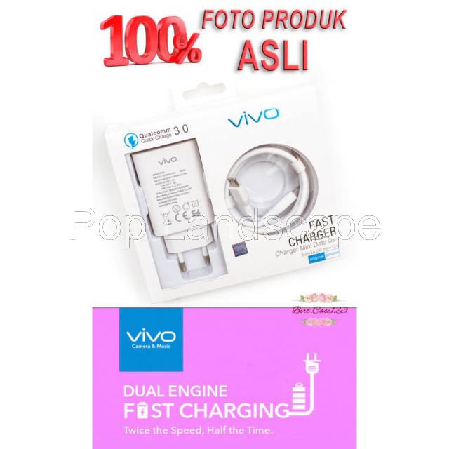Charger Cashan Vivo v19 y20 y30 y50 V17pro original Fast charcing tipe c usb BC1108